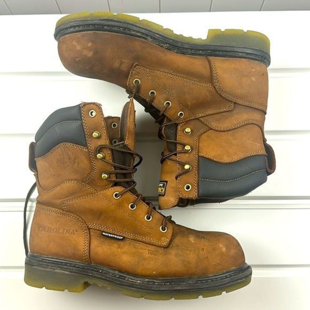 Carolina Men’s Brown Waterproof Safety Toe Work Boots